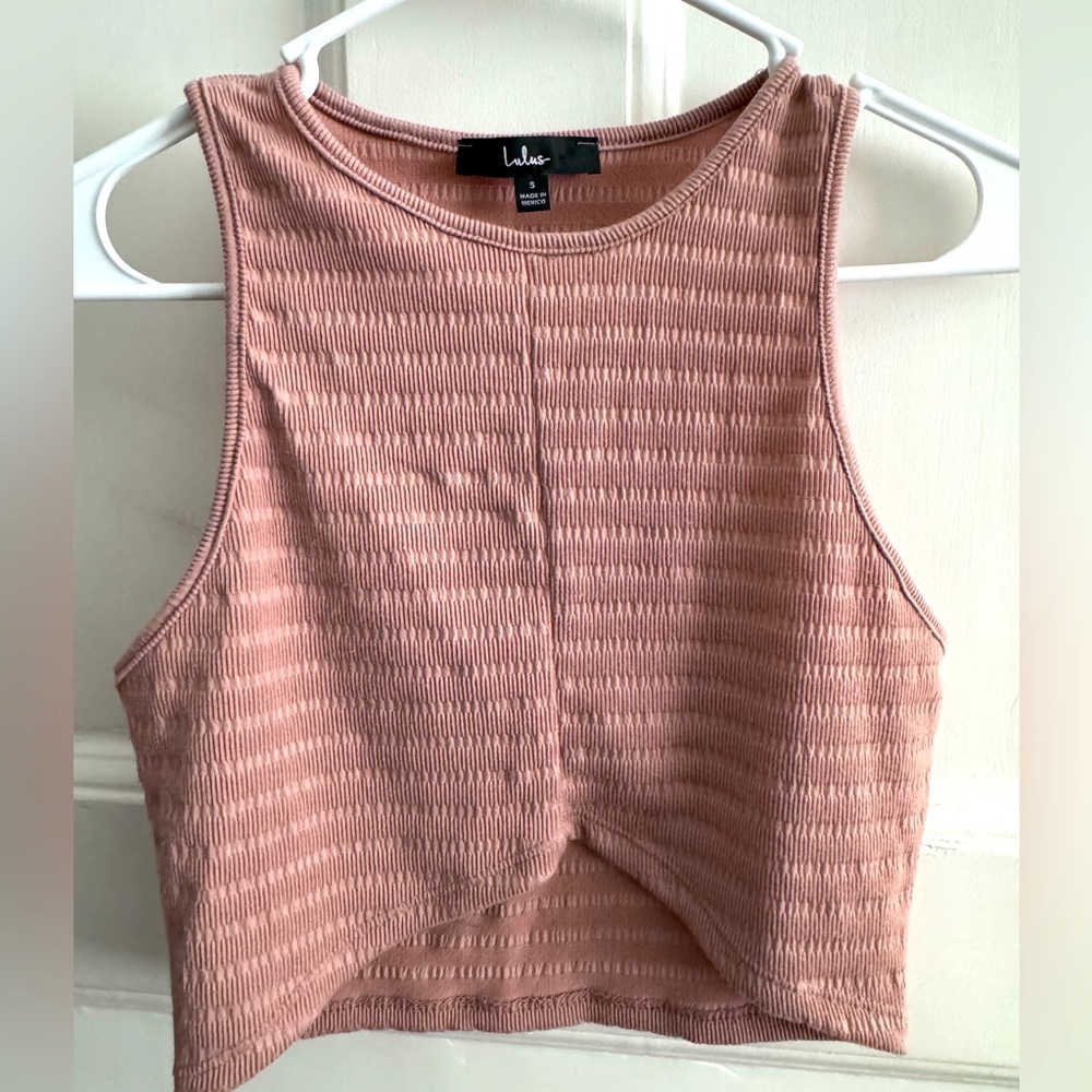 Crop top ribbed